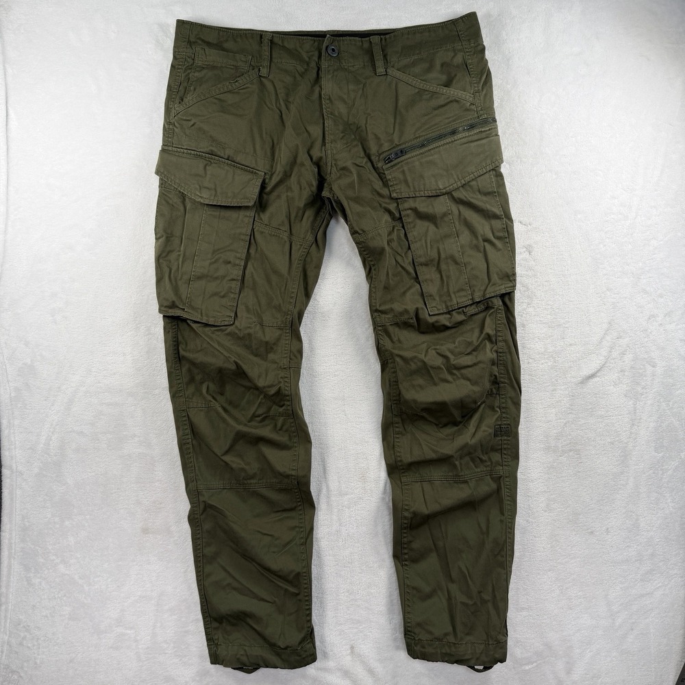 G Star RAW Rovic Zip 3D Regular Tapered Cargo Pants 36x32 Paratrooper Utility